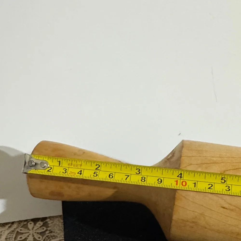 Vintage Wooden Hand Carved Rolling Pin for Baking